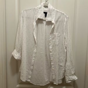 Gap long sleeve button down size L